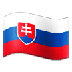 Bagaimana Flag: Slovakia emoji terlihat di Samsung.