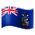 Bagaimana Flag: South Georgia & South Sandwich Islands emoji terlihat di Samsung.