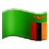 Bagaimana Flag: Zambia emoji terlihat di Samsung.