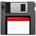 Bagaimana Floppy Disk emoji terlihat di Samsung.