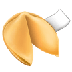 Bagaimana Fortune Cookie emoji terlihat di Samsung.