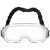 Bagaimana Goggles emoji terlihat di Samsung.