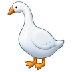 Bagaimana Goose emoji terlihat di Samsung.