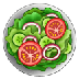 Bagaimana Green Salad emoji terlihat di Samsung.