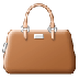 Bagaimana Handbag emoji terlihat di Samsung.