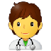 Bagaimana Health Worker emoji terlihat di Samsung.