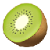 Bagaimana Kiwi Fruit emoji terlihat di Samsung.