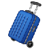 Bagaimana Luggage emoji terlihat di Samsung.