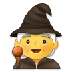 A quoi ressemblent les emoji Mage sur Samsung.