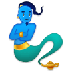 Bagaimana Man Genie emoji terlihat di Samsung.