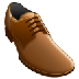 A quoi ressemblent les emoji Chaussure d’homme sur Samsung.