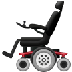 Bagaimana Motorized Wheelchair emoji terlihat di Samsung.