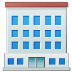 Bagaimana Office Building emoji terlihat di Samsung.