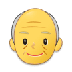 Bagaimana Old Man emoji terlihat di Samsung.