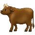 Bagaimana Ox emoji terlihat di Samsung.