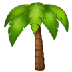 Bagaimana Palm Tree emoji terlihat di Samsung.