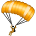 Bagaimana Parachute emoji terlihat di Samsung.