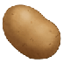 Bagaimana Potato emoji terlihat di Samsung.