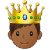 Bagaimana Prince: Medium-Dark Skin Tone emoji terlihat di Samsung.