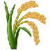 Bagaimana Sheaf of Rice emoji terlihat di Samsung.