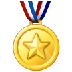 Como o emoji do Medalha esportiva é exibido no Samsung.