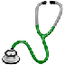 Bagaimana Stethoscope emoji terlihat di Samsung.