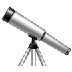 Bagaimana Telescope emoji terlihat di Samsung.