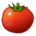 A quoi ressemblent les emoji Tomate sur Samsung.