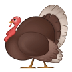 Bagaimana Turkey emoji terlihat di Samsung.