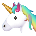 Cómo se ve el emoji Unicornio en Samsung.