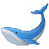 Bagaimana Whale emoji terlihat di Samsung.