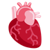 How Anatomical Heart emoji looks on Twitter.