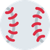 Wie Baseball Emoji auf Twitter aussieht.