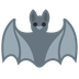 How Bat emoji looks on Twitter.