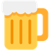 How Beer Mug emoji looks on Twitter.