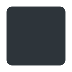 How Black Medium Square emoji looks on Twitter.