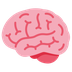 How Brain emoji looks on Twitter.