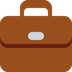 How Briefcase emoji looks on Twitter.