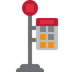 Como o emoji do Ponto de ônibus é exibido no Twitter.