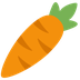 How Carrot emoji looks on Twitter.