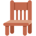椅子 表情符号在 Twitter 上的外观。
