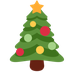 How Christmas Tree emoji looks on Twitter.