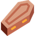 How Coffin emoji looks on Twitter.