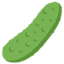 How Cucumber emoji looks on Twitter.