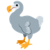 Wie Dodo Emoji auf Twitter aussieht.