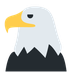 Wie Adler Emoji auf Twitter aussieht.