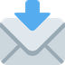 How Envelope with Arrow emoji looks on Twitter.