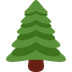 How Evergreen Tree emoji looks on Twitter.