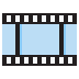 How Film Frames emoji looks on Twitter.