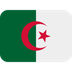 How Flag: Algeria emoji looks on Twitter.